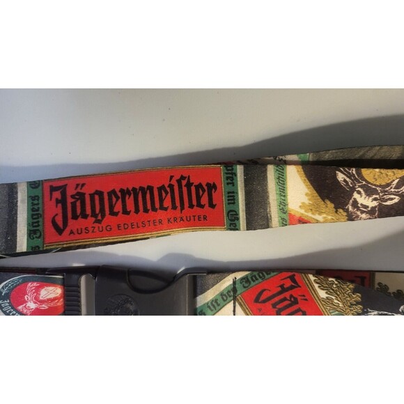 Jagermeister Lanyard with Keyring And Collectible Shot Glass EUC - Picture 2 of 5